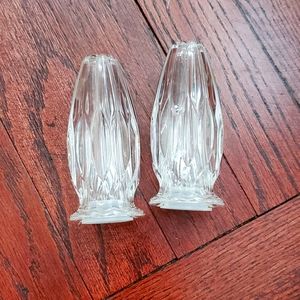 Crystal Salt & Pepper Shakers
